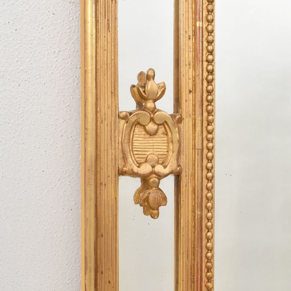 SPCP210 7a antiques gold leaf mirror louis philipp